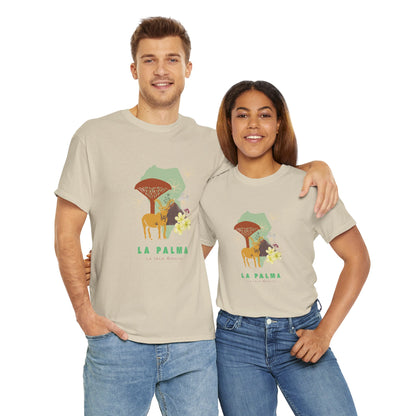 Camiseta La Palma Isla Bonita, Camiseta homenaje La Palma, La Palma souvenir unisex, camiseta naturaleza