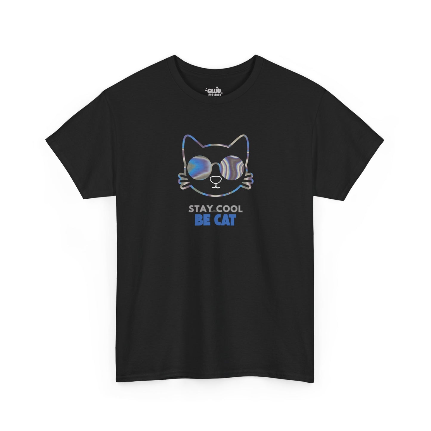 Camiseta de gato con gafas, Regalo para amante de los gatos, Moderna camiseta con gato.