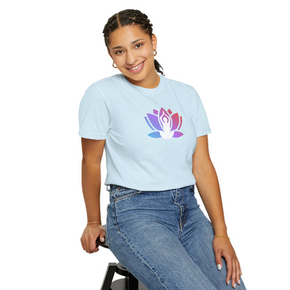 Camiseta de flor de Loto, Camiseta botánica, Camiseta de yoga, regalo para profesores de yoga, Camiseta para amantes del yoga.