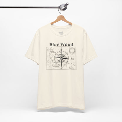 Camiseta con mapa vintage, camiseta estilo náutico, camiseta con diseño de mapa, camiseta con mapa antiguo
