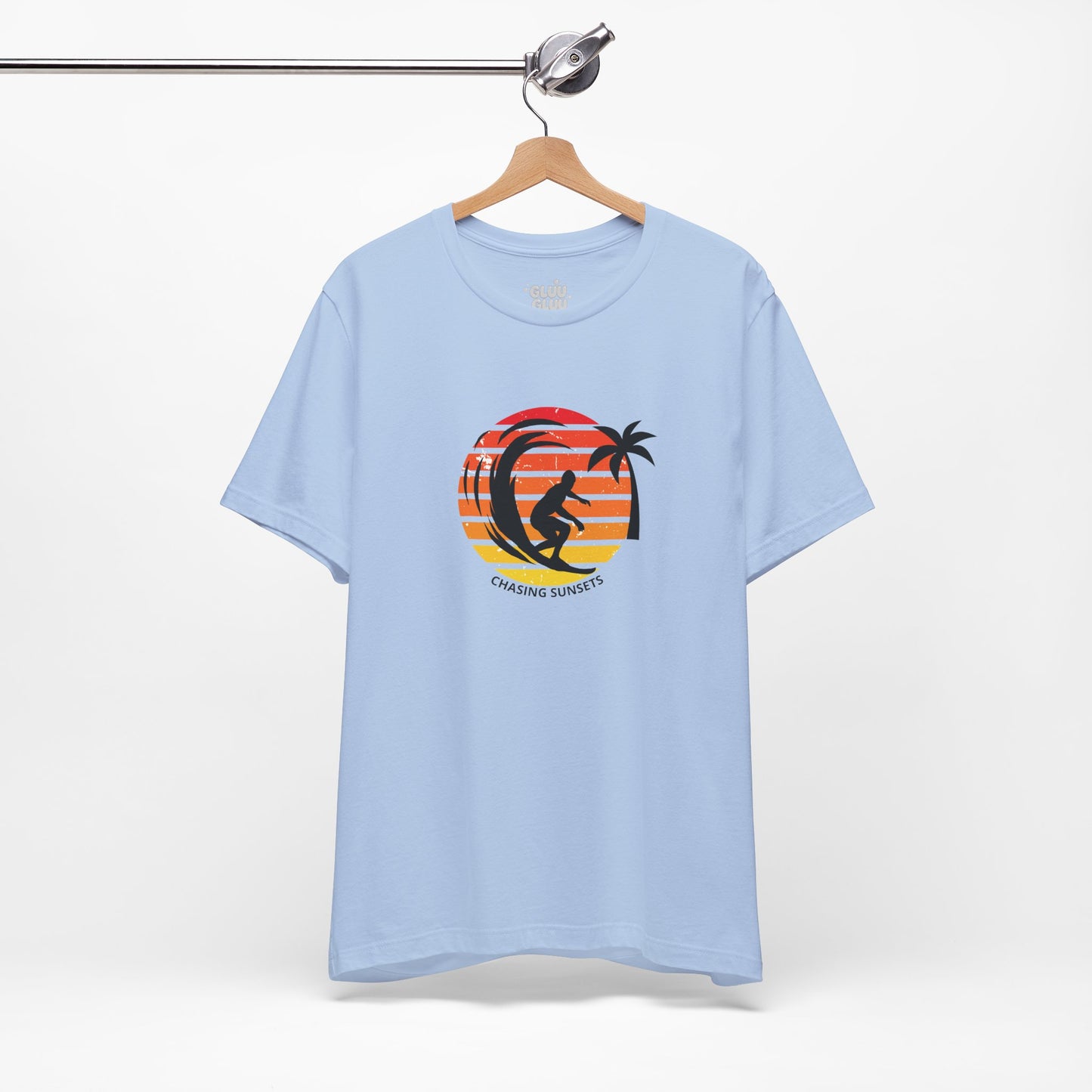 Camiseta Chasing Sunsets, Camiseta de Surf, Camiseta Surf Vintage, Camiseta Retro de Playa