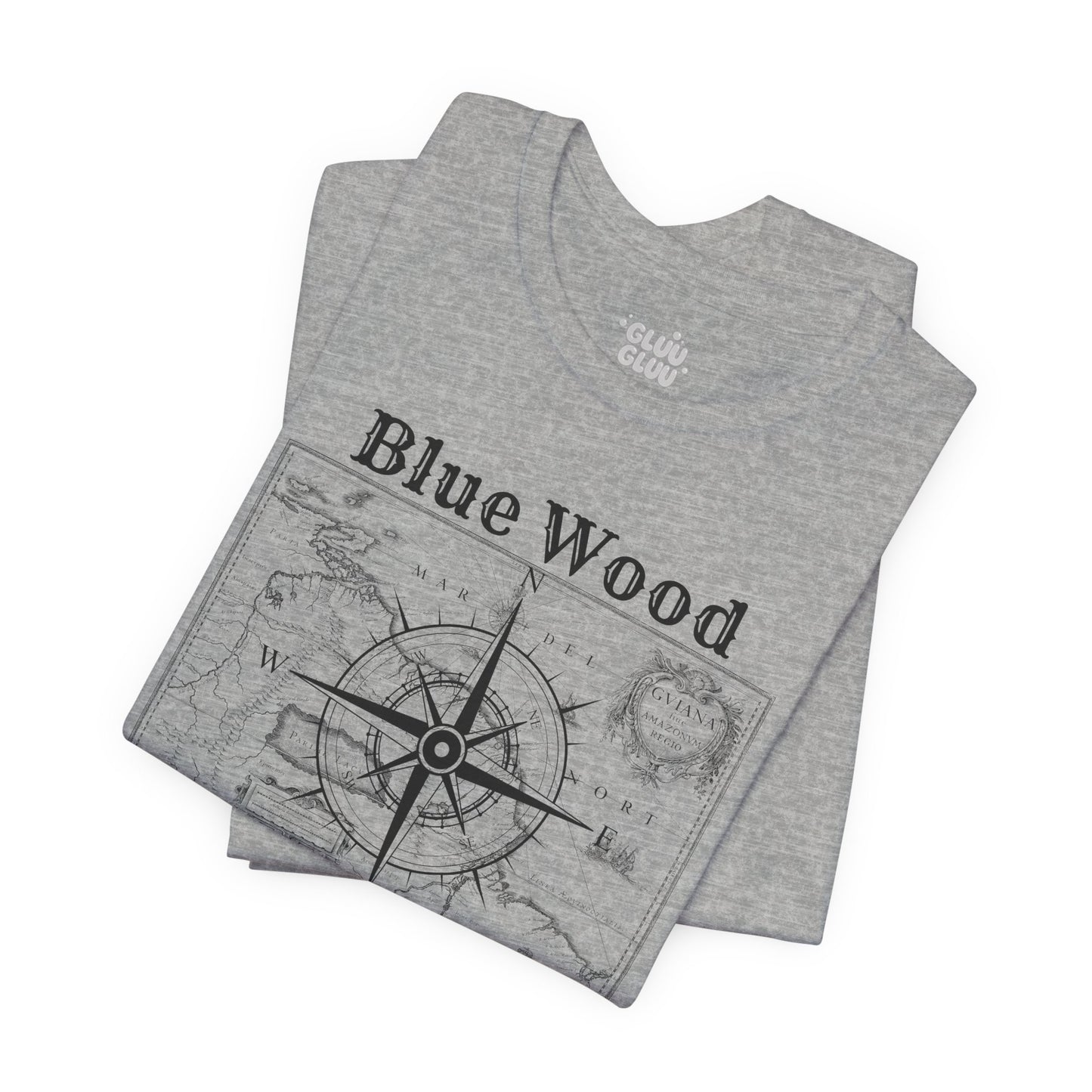 Camiseta con mapa vintage, camiseta estilo náutico, camiseta con diseño de mapa, camiseta con mapa antiguo