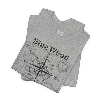 Camiseta con mapa vintage, camiseta estilo náutico, camiseta con diseño de mapa, camiseta con mapa antiguo