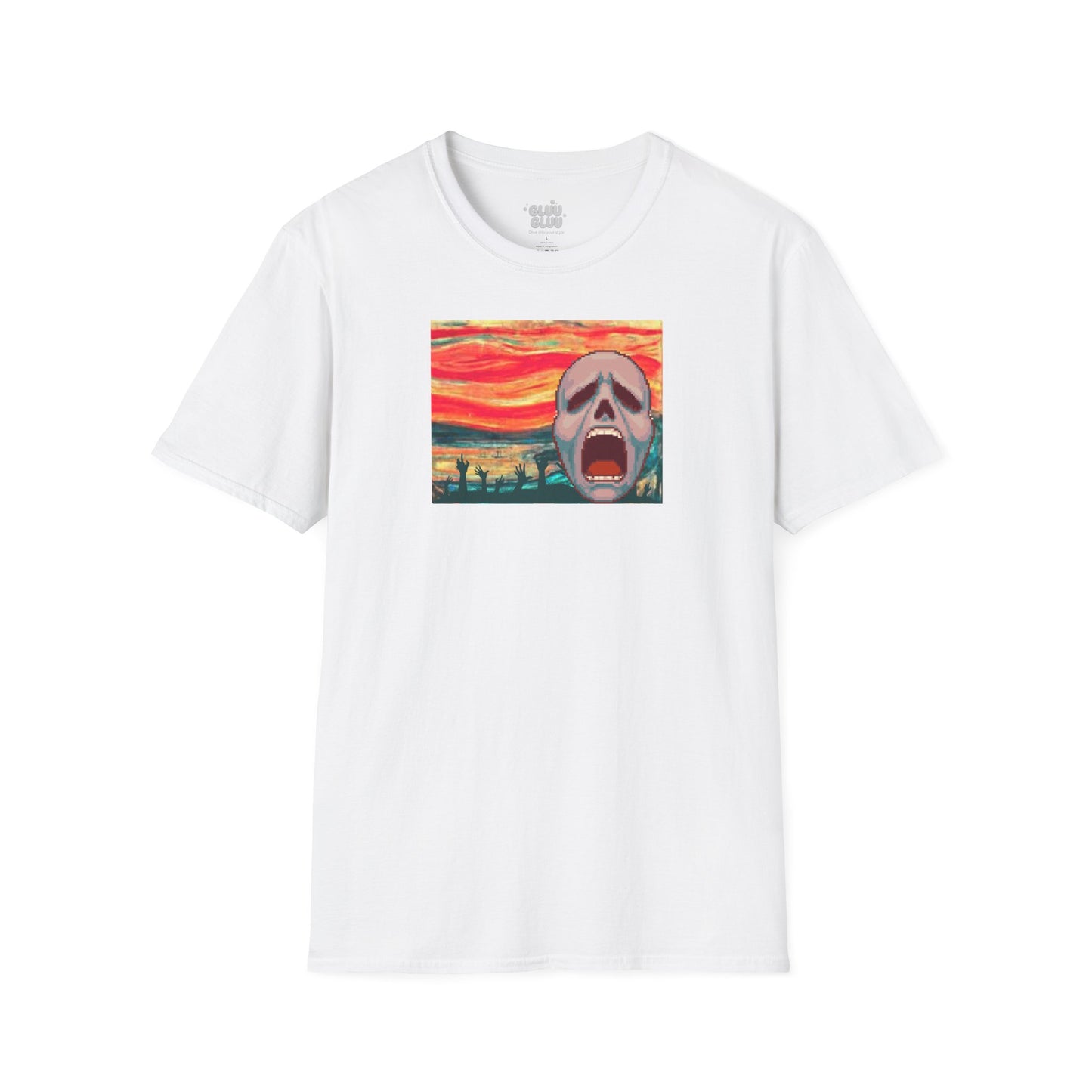 Camiseta El Grito, Arte para vestir, Impresión artística, Camiseta para Halloween