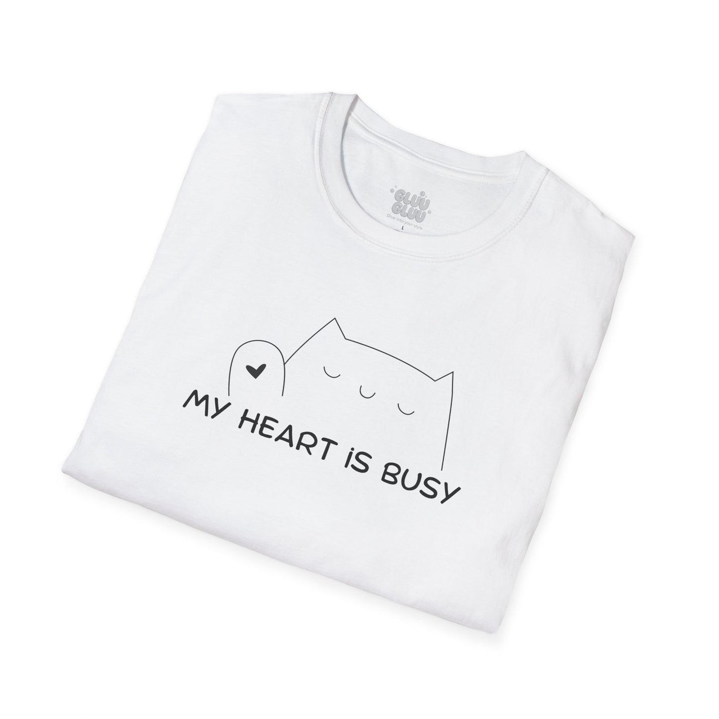 Camiseta Gráfica de gato, Camiseta con Diseño de Gato, camiseta minimalista de gato