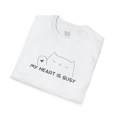Camiseta Gráfica de gato, Camiseta con Diseño de Gato, camiseta minimalista de gato