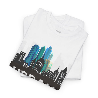 Moda urbana, camiseta urbana, Paisaje urbano, camiseta informal, Diseño urbano, camiseta de ciudad