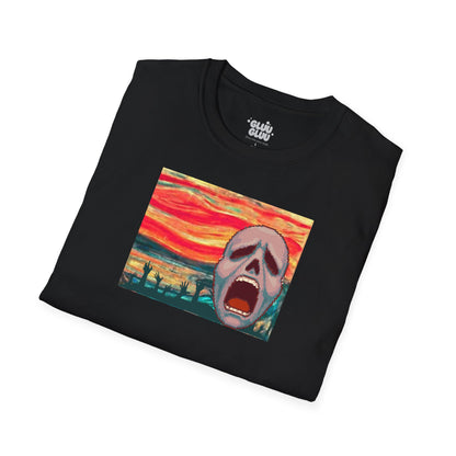 Camiseta El Grito, Arte para vestir, Impresión artística, Camiseta para Halloween