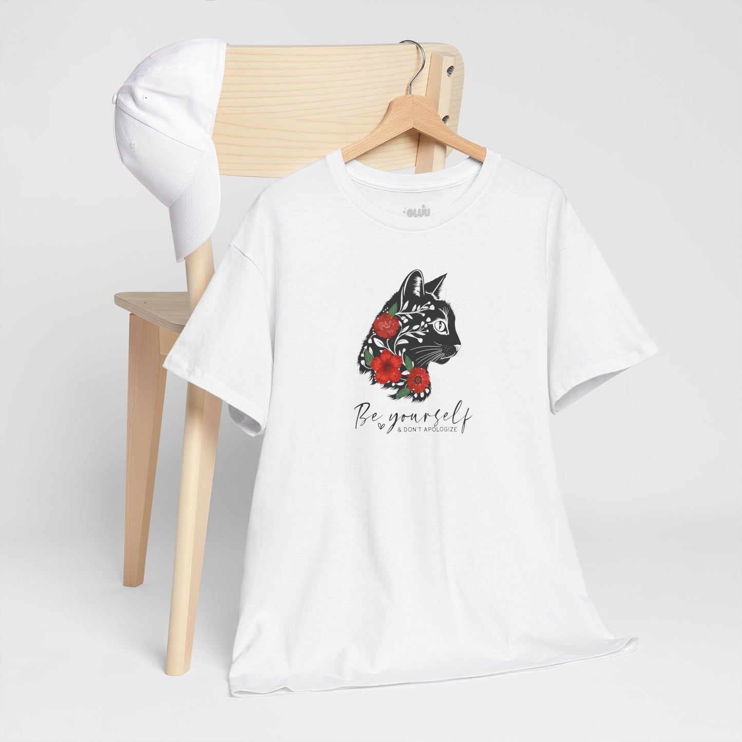Camiseta de gato con flores, camiseta gráfica de gato, Regalo Original para Amantes de los gatos, camiseta motivacional