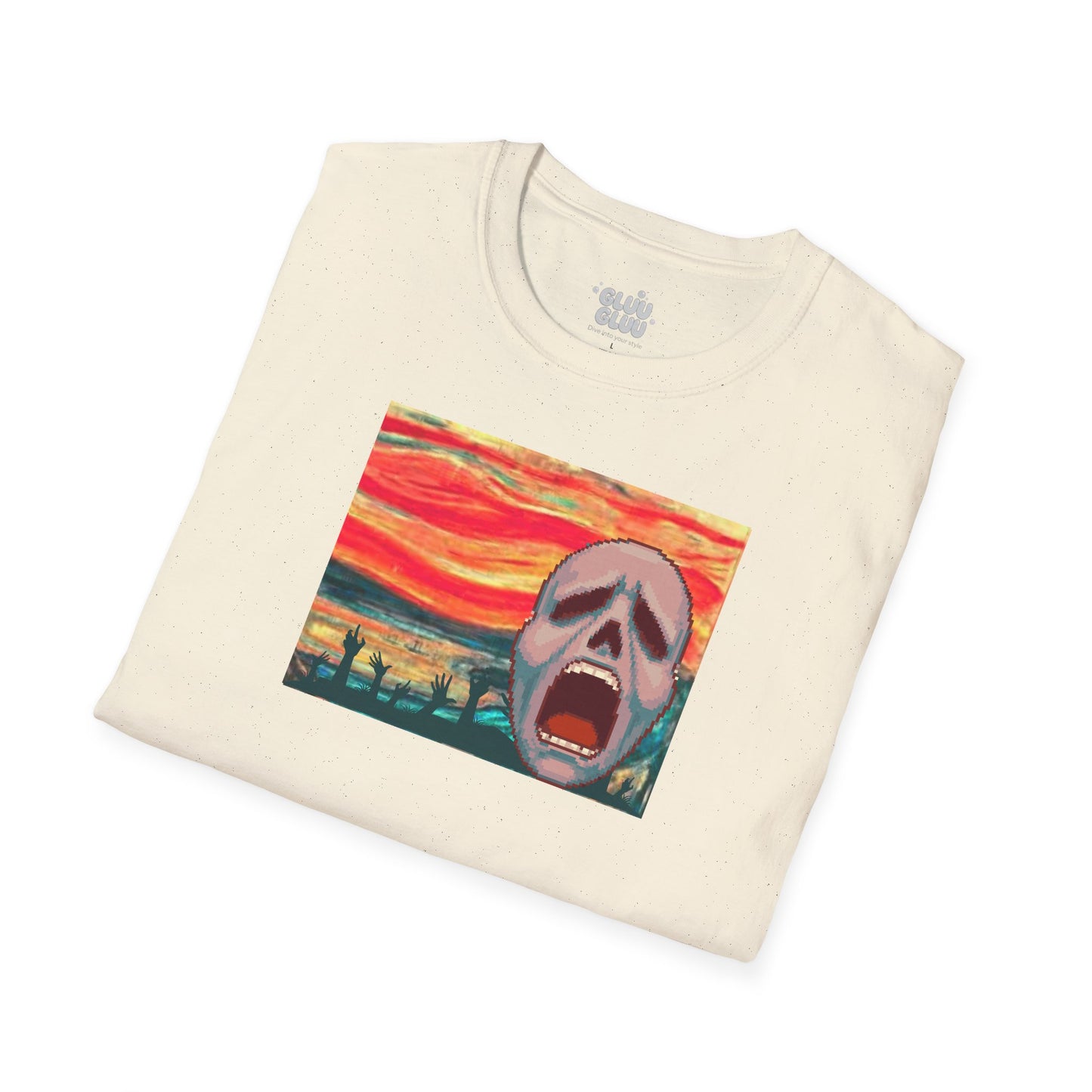 Camiseta El Grito, Arte para vestir, Impresión artística, Camiseta para Halloween
