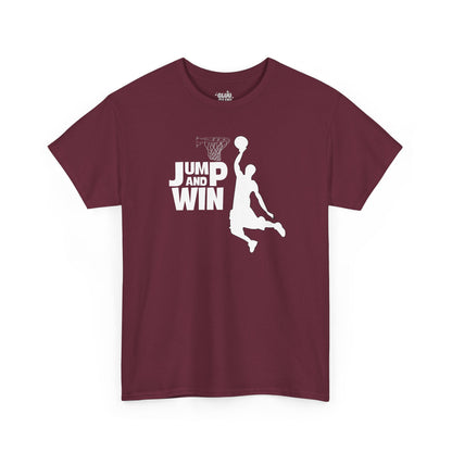 Camiseta baloncesto Jump and Win, Camiseta juego de cancha, Camiseta deportiva baloncesto