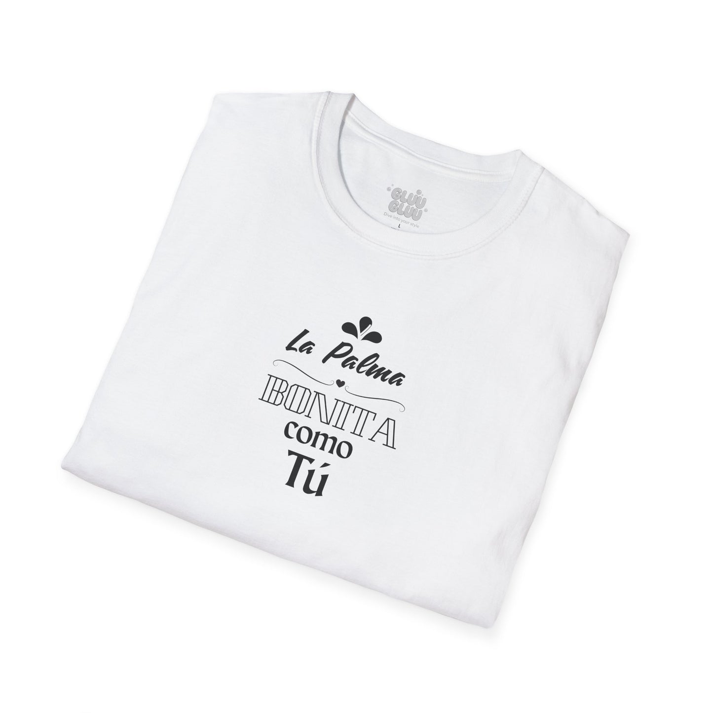Camiseta La Palma bonita como tú, Camiseta homenaje La Palma, Camiseta recuerdo La Palma
