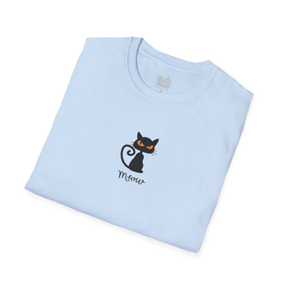 Camiseta minimalista con diseño de gato, Camiseta gráfica de gato, Camiseta cat lover