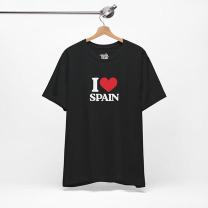 Camiseta I Love Spain, Camiseta Unisex, Camiseta grafica I Love