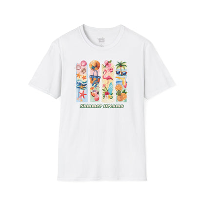Camiseta Tropical de Verano, Camiseta de Playa, Camiseta con Vibras verano