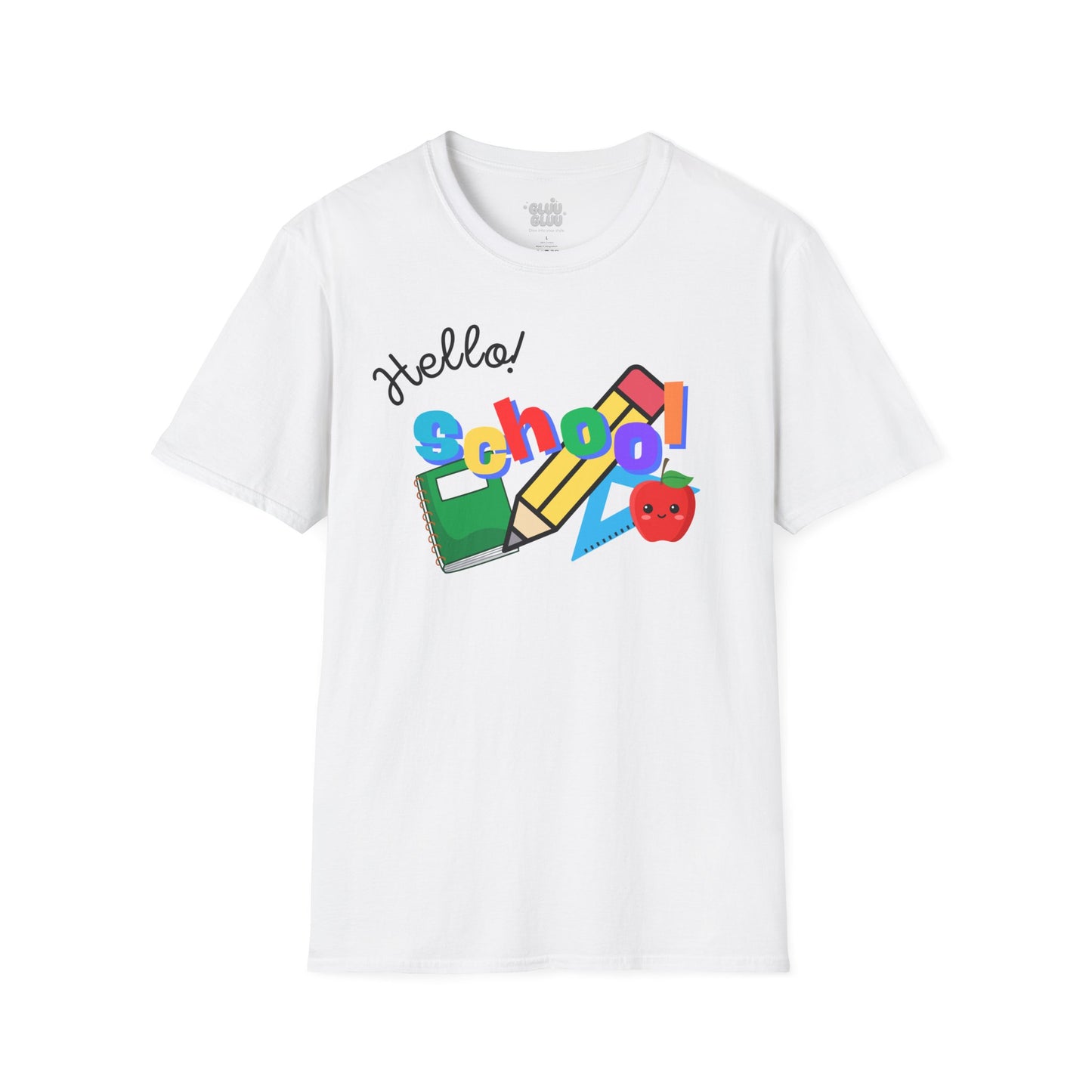 Camiseta regreso a clases, camiseta Hello School, camiseta Primer Dia de clase