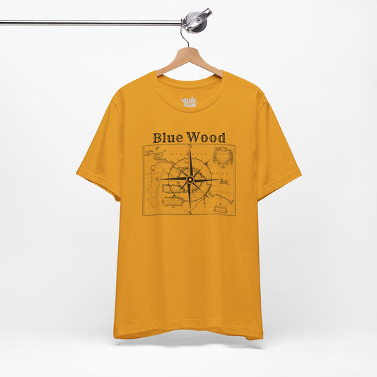 Camiseta con mapa vintage, camiseta estilo náutico, camiseta con diseño de mapa, camiseta con mapa antiguo