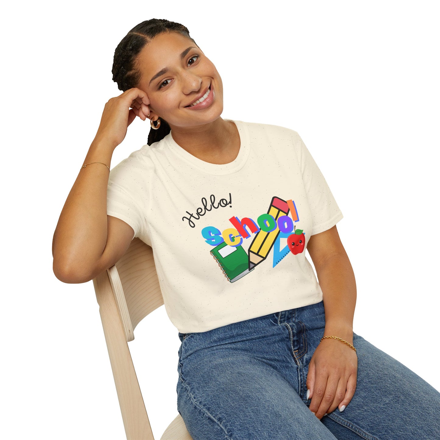Camiseta regreso a clases, camiseta Hello School, camiseta Primer Dia de clase