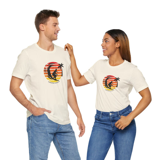 Camiseta Chasing Sunsets, Camiseta de Surf, Camiseta Surf Vintage, Camiseta Retro de Playa