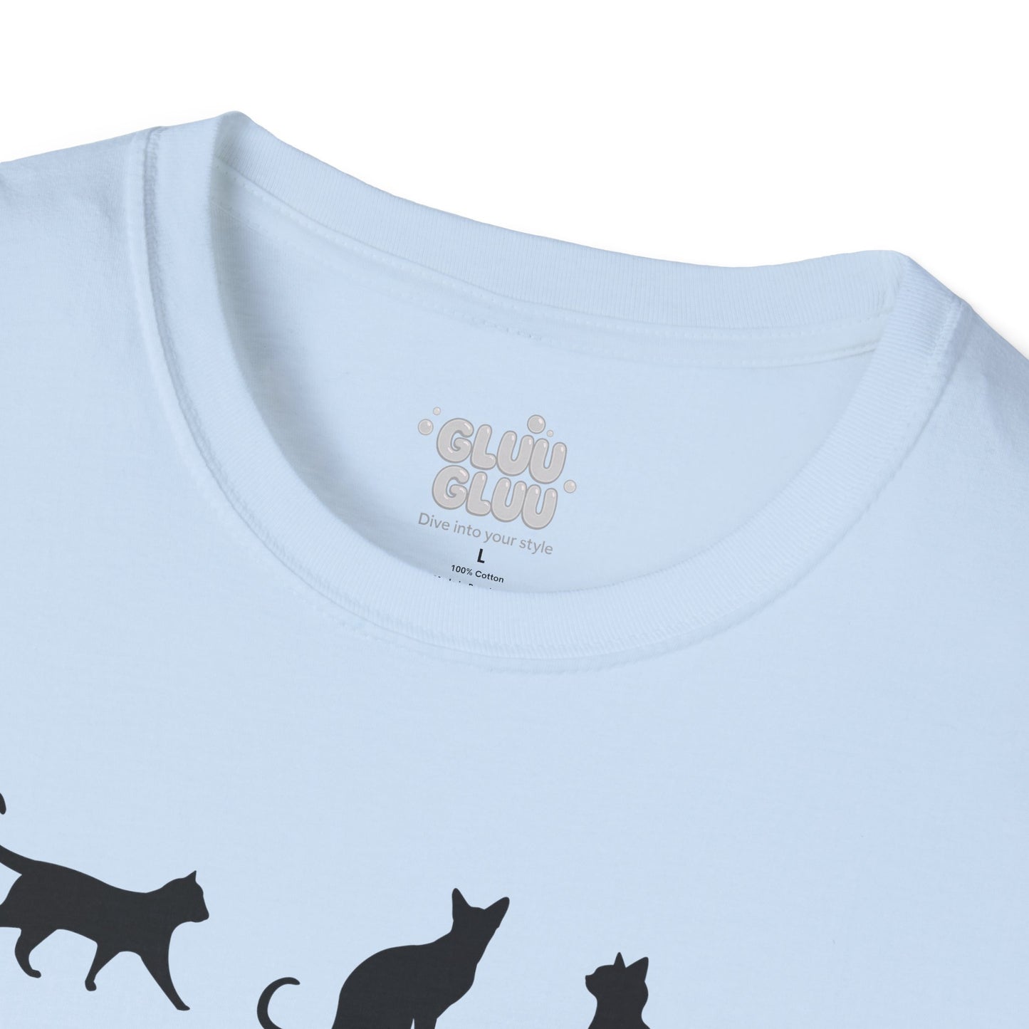 Camiseta Minimalista de Gato, Camiseta de Gato, Camiseta Gráfica de Felino