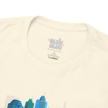 Moda urbana, camiseta urbana, Paisaje urbano, camiseta informal, Diseño urbano, camiseta de ciudad
