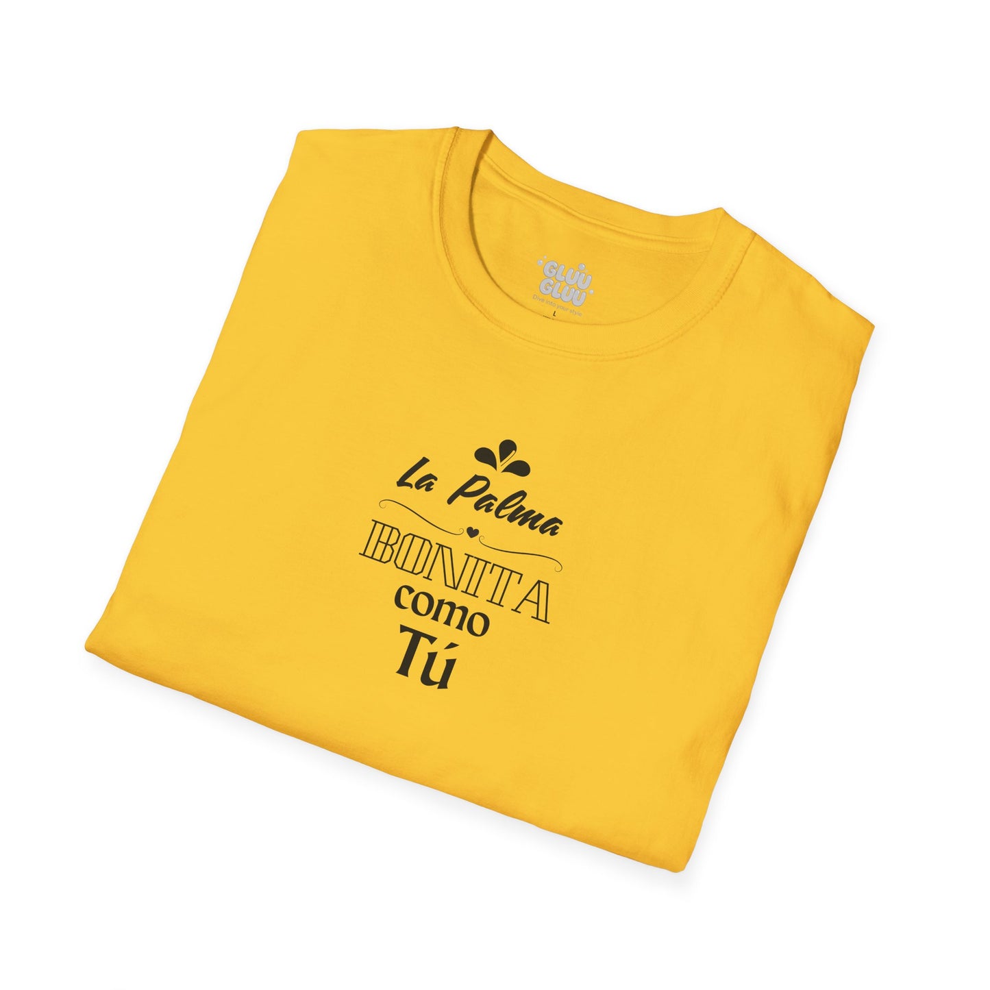 Camiseta La Palma bonita como tú, Camiseta homenaje La Palma, Camiseta recuerdo La Palma