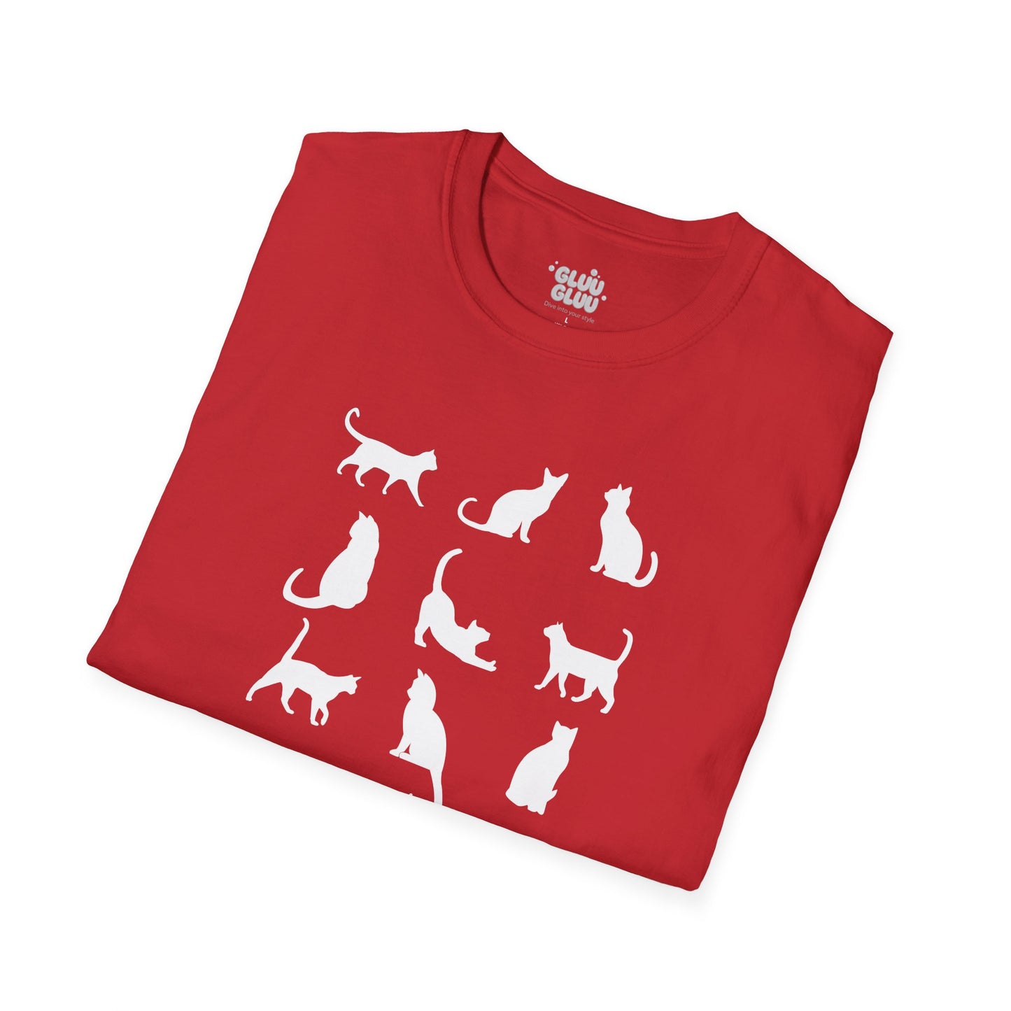 Camiseta Minimalista de Gato, Camiseta de Gato, Camiseta Gráfica de Felino