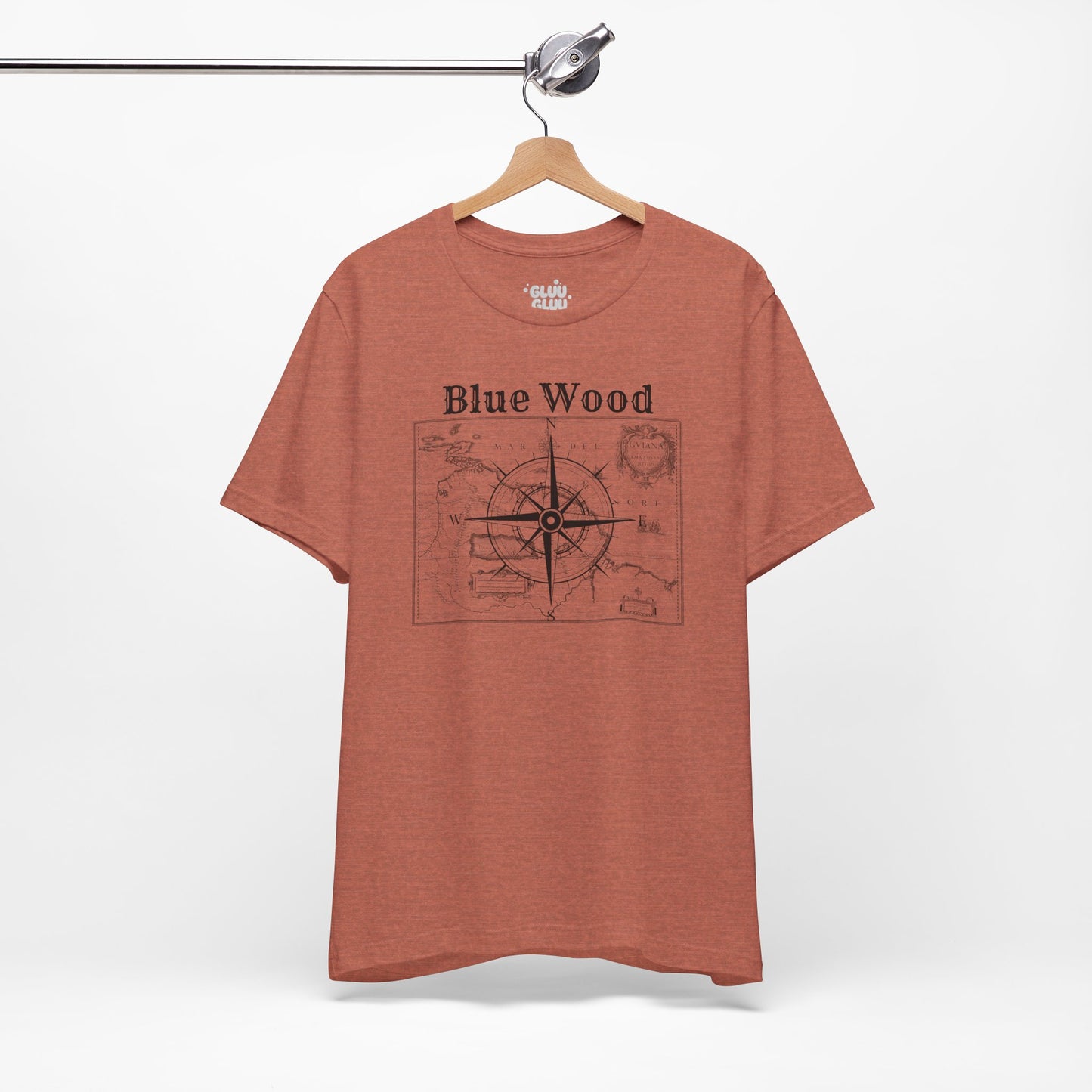 Camiseta con mapa vintage, camiseta estilo náutico, camiseta con diseño de mapa, camiseta con mapa antiguo