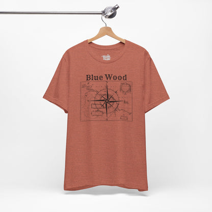 Camiseta con mapa vintage, camiseta estilo náutico, camiseta con diseño de mapa, camiseta con mapa antiguo