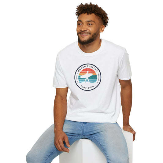 Camiseta Vintage de Surfista, Vibras de Verano Años 70, Camiseta Gráfica de Surf