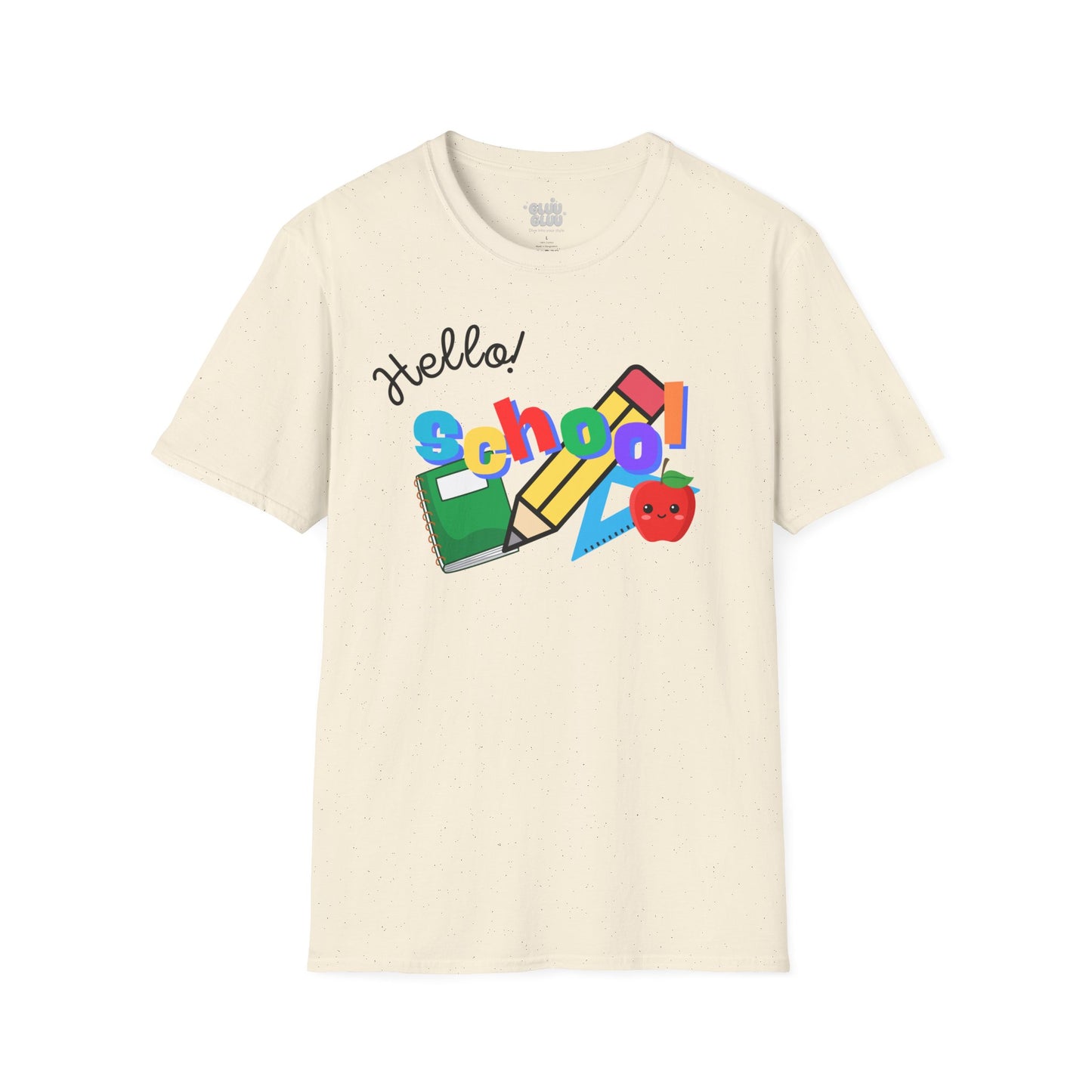 Camiseta regreso a clases, camiseta Hello School, camiseta Primer Dia de clase