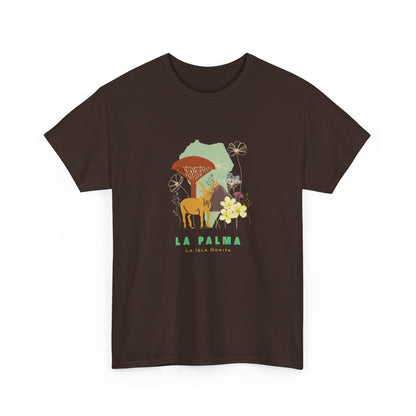 Camiseta La Palma Isla Bonita, Camiseta homenaje La Palma, La Palma souvenir unisex, camiseta naturaleza