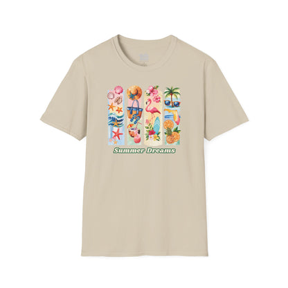Camiseta Tropical de Verano, Camiseta de Playa, Camiseta con Vibras verano