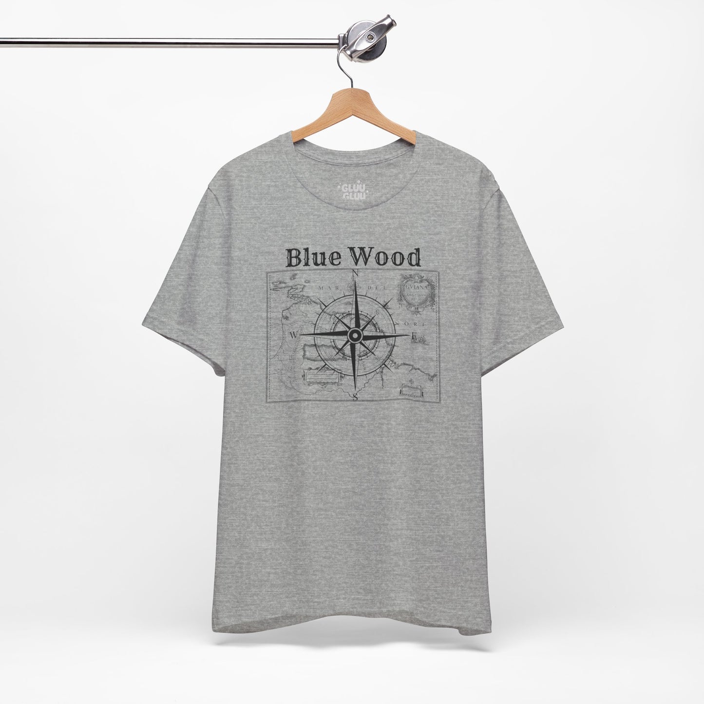 Camiseta con mapa vintage, camiseta estilo náutico, camiseta con diseño de mapa, camiseta con mapa antiguo