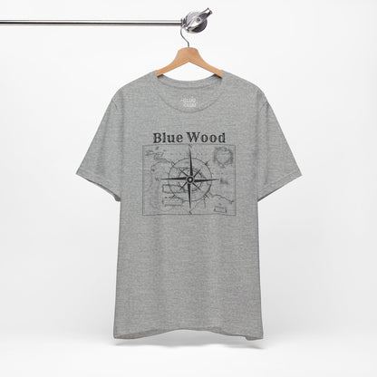 Camiseta con mapa vintage, camiseta estilo náutico, camiseta con diseño de mapa, camiseta con mapa antiguo