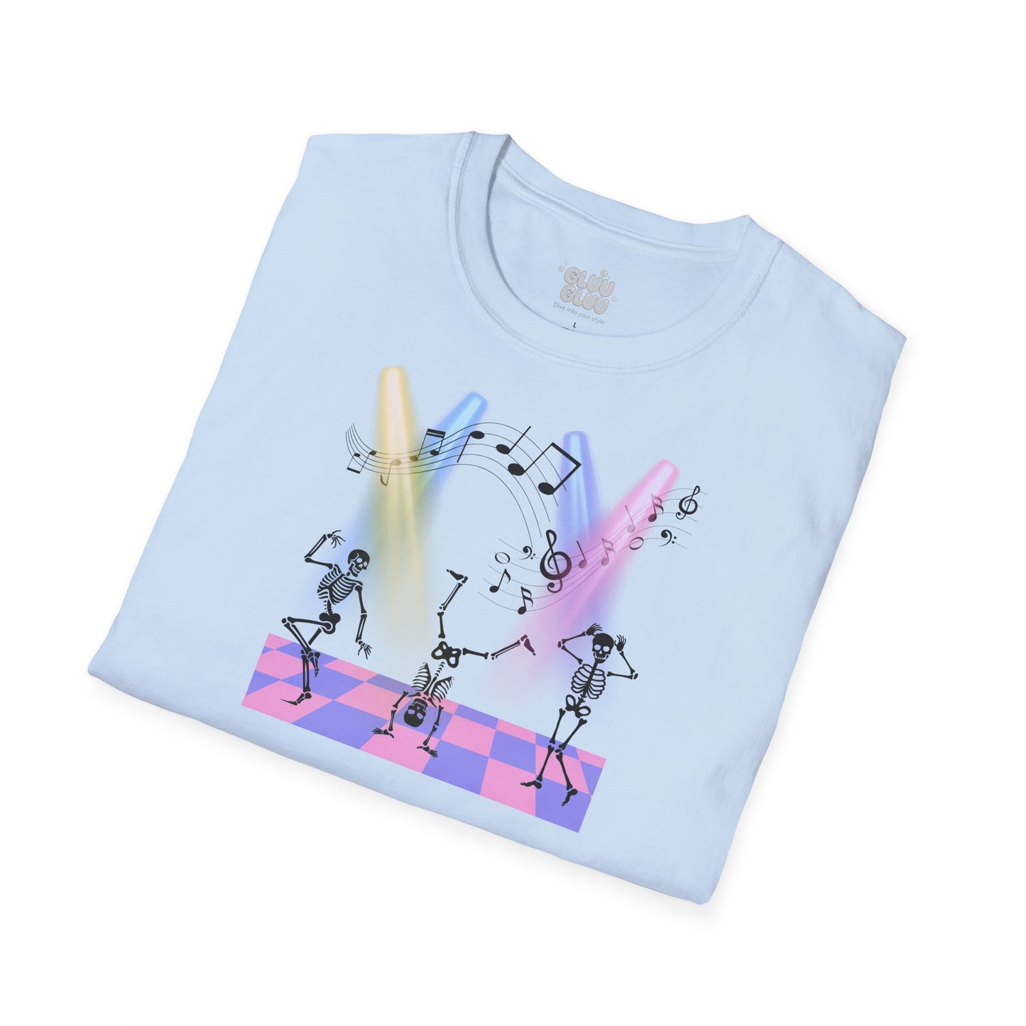 Camiseta de esqueletos bailando, estilo vintage de los 90, camiseta retro de esqueleto Y2K, camiseta Halloween