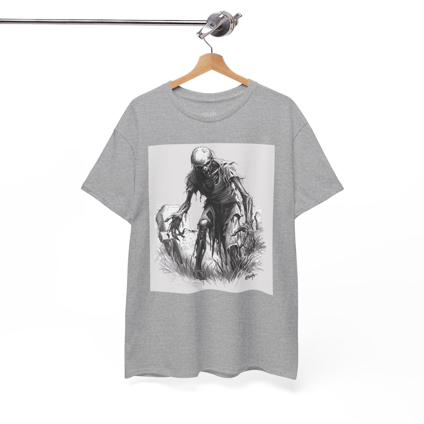 Camiseta zombie Halloween unisex, Camiseta terror zombie, Camiseta apocalipsis zombie