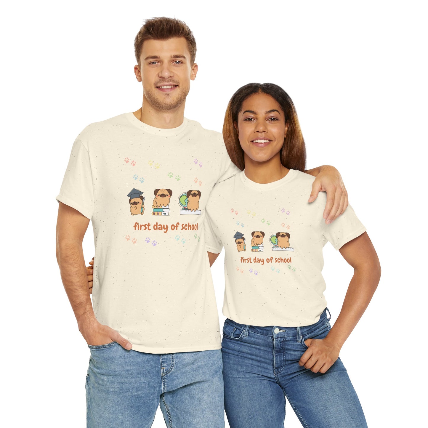 Camiseta con mascota, Regreso a clases, Amante de los perros, camiseta regreso a clases pug