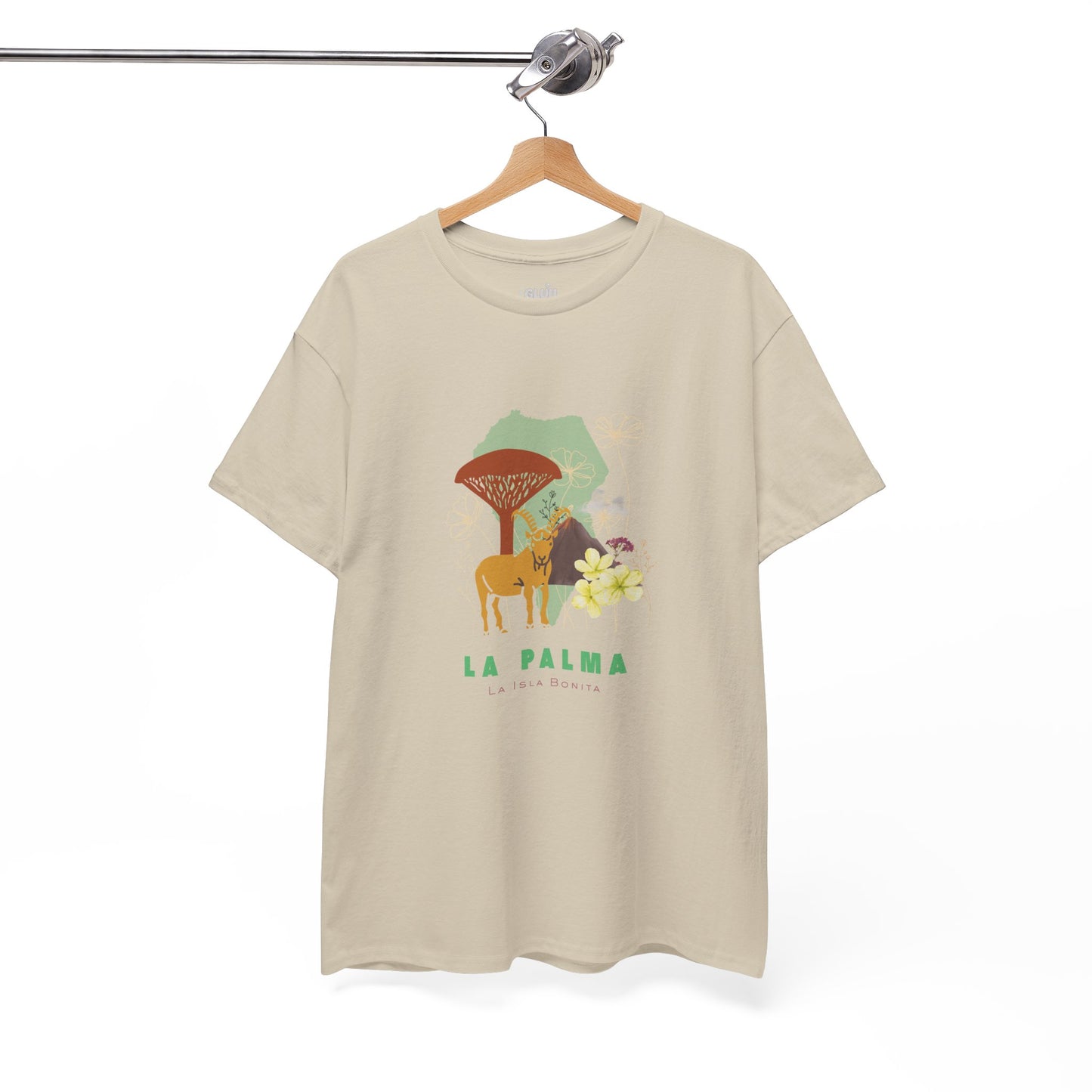Camiseta La Palma Isla Bonita, Camiseta homenaje La Palma, La Palma souvenir unisex, camiseta naturaleza