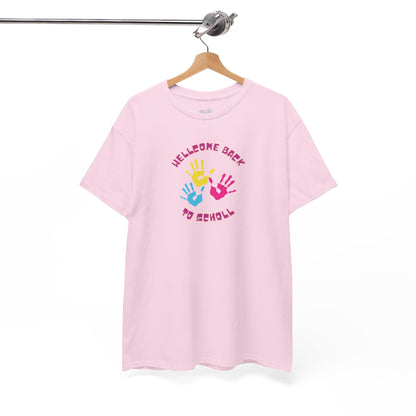 Camiseta con huellas de manos; Camiseta Regreso a clases, Camiseta Maestra, Camiseta Primer Día de Escuela