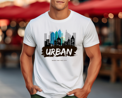 Moda urbana, camiseta urbana, Paisaje urbano, camiseta informal, Diseño urbano, camiseta de ciudad