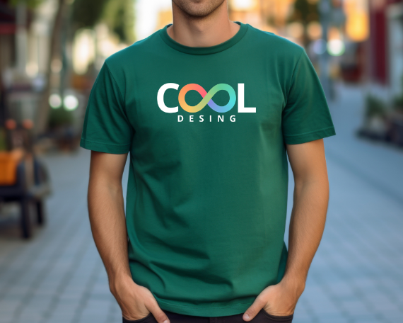 Camiseta Cool Design unisex, Camiseta con logo infinito multicolor, camiseta minimalista de moda streetwear