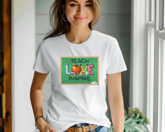 Camiseta de maestro inspiradora, camiseta regreso a clases para profesores , Regalo para educadores