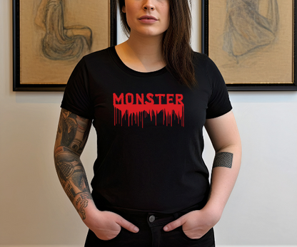 Camiseta Monster, Camiseta Halloween, Camiseta gráfica espeluznante