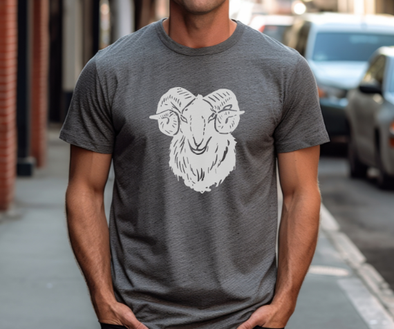 Camiseta de cabra, Camisa unisex para los amantes de la cabra, Camiseta gráfica de cabra