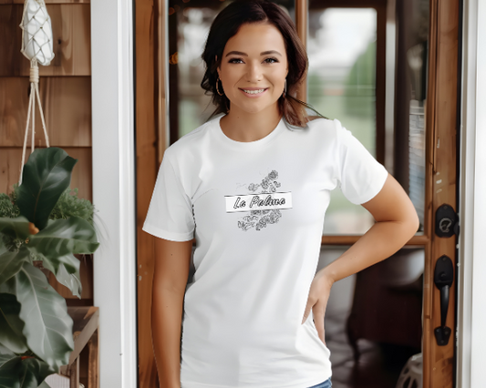 Camiseta petroglifos La Palma, Camiseta arte antiguo La Palma, camiseta cultura aborigen La Palma