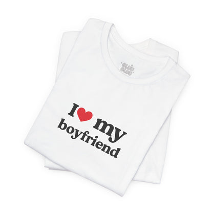 Camiseta I Love my boyfriend, Camiseta Unisex, Camiseta grafica I Love