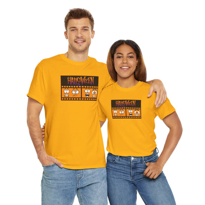 Camiseta con tira de película de Halloween, Camiseta de Hallowee, divertida para Halloween