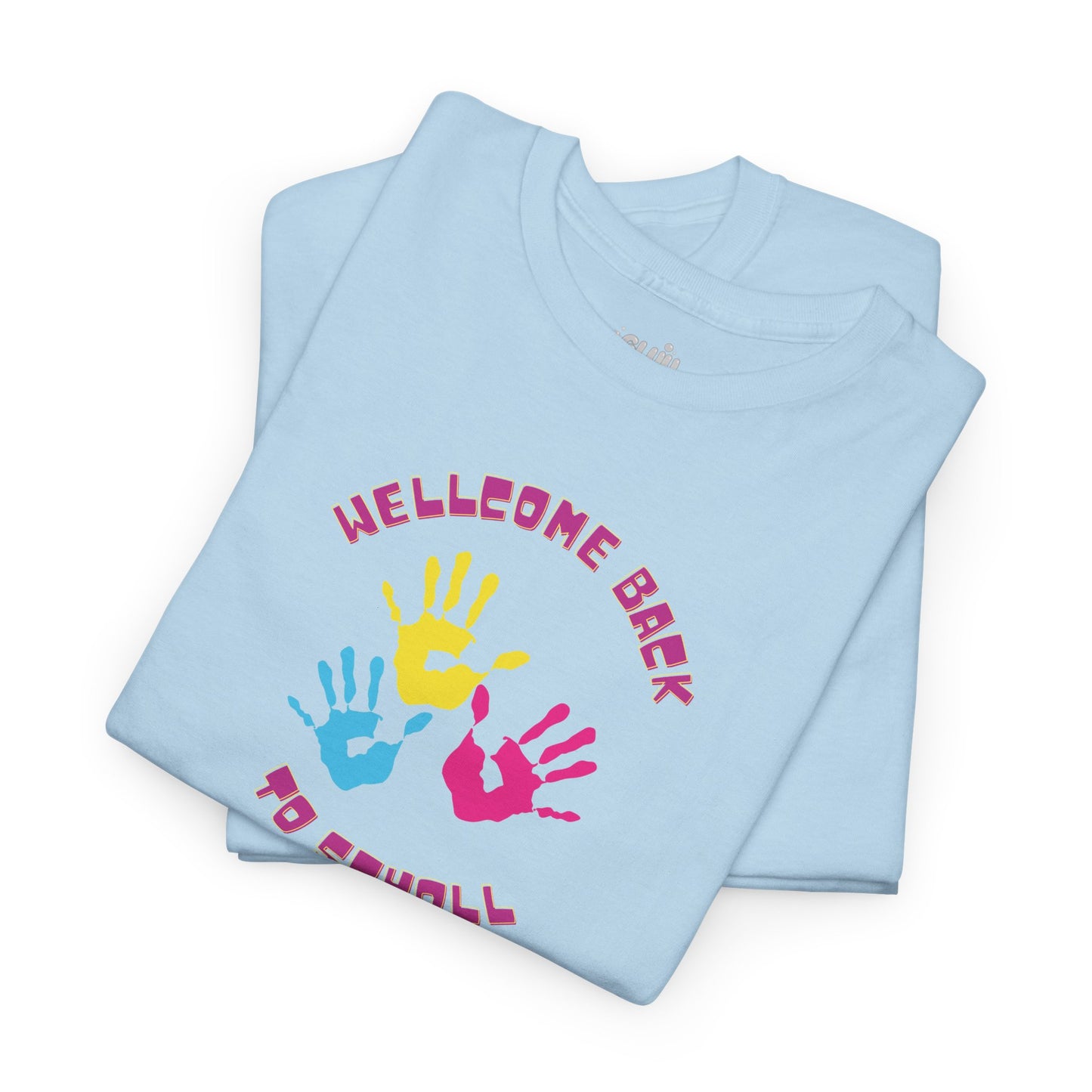 Camiseta con huellas de manos; Camiseta Regreso a clases, Camiseta Maestra, Camiseta Primer Día de Escuela