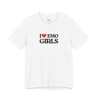 Camiseta I Love Emo girls, Camiseta Unisex, Camiseta grafica I Love